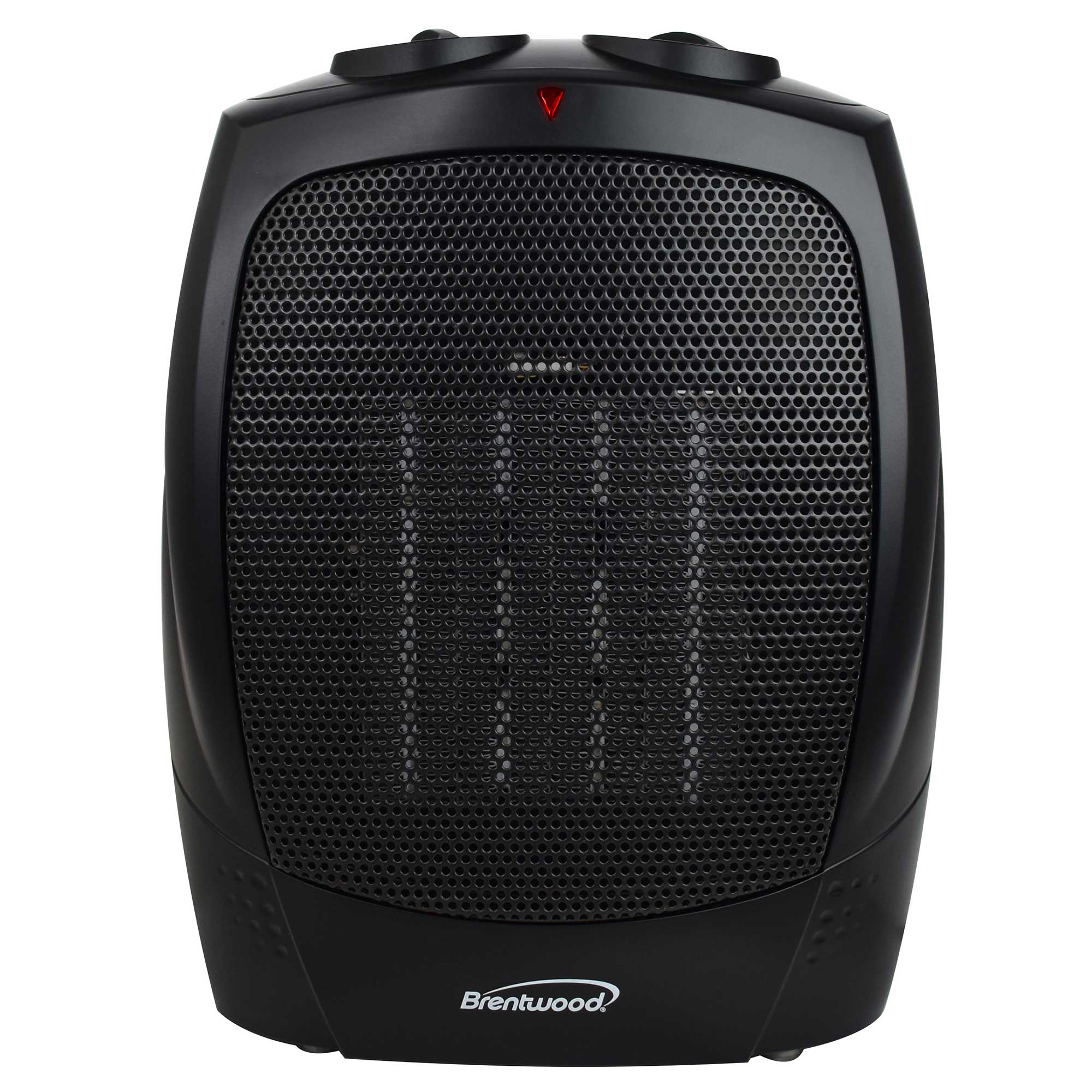 Brentwood H-C1601 1500-Watt Portable Ceramic Electric Space Heater and Fan, Black