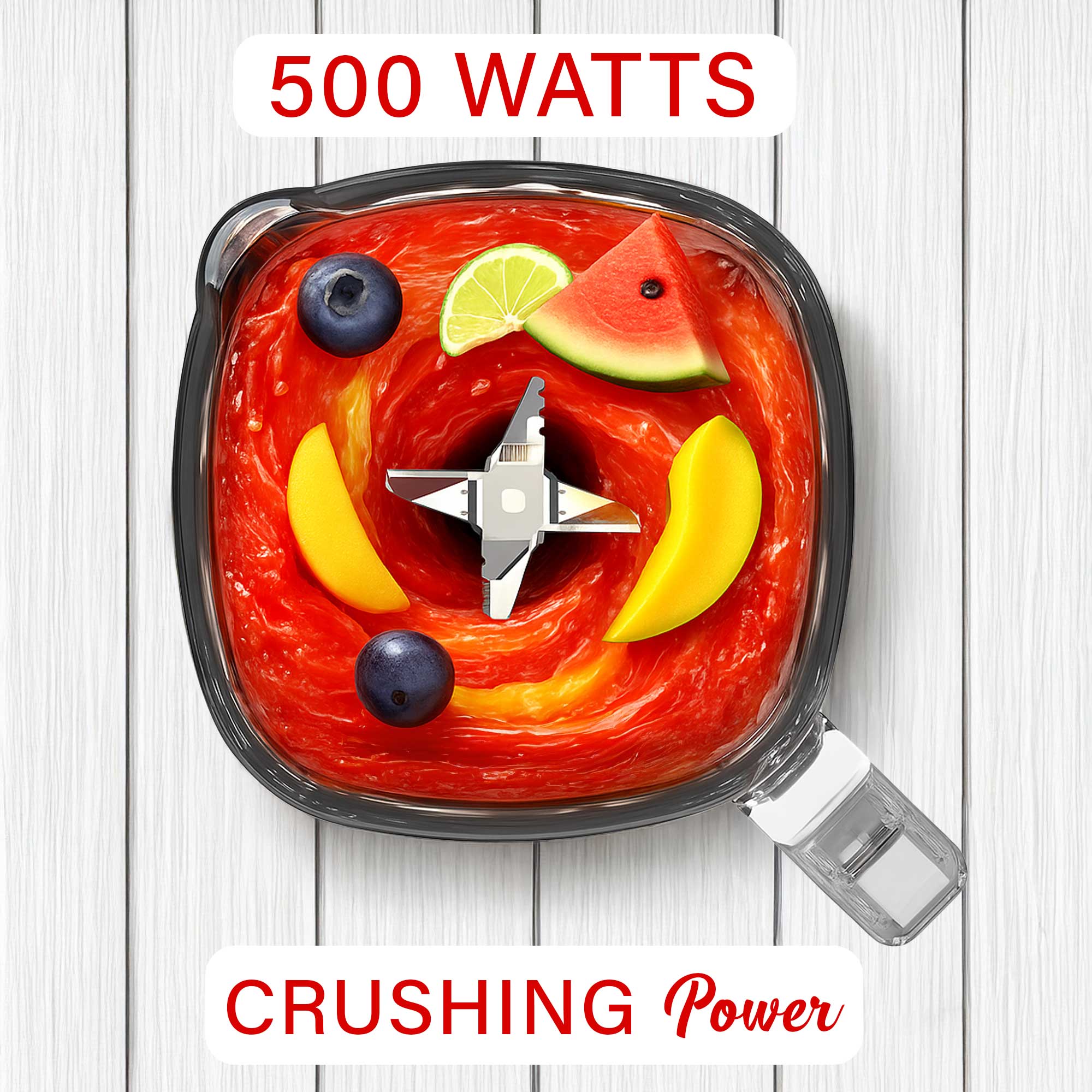 Brentwood Select JBS-500BK 10-Speed Countertop Blender with Pulse Button, 5.3-Cup Glass Jar, Stainless Steel Blades, Non-Slip Base, Dishwasher-Safe Parts, Black