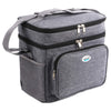 Coming Soon - Brentwood Kool Zone CB-1202 12-Can Insulated Cooler Bag with Hard Liner, Grey