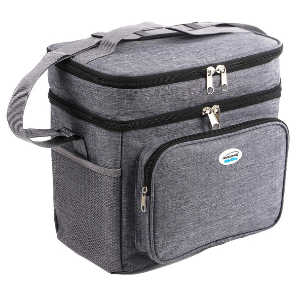 Brentwood Kool Zone CB-1202 12-Can Insulated Cooler Bag with Hard Line ...