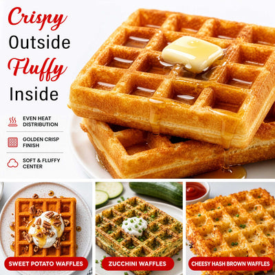 Coming Soon - Brentwood TS-244BK Electric Non-Stick 2-Slice Belgian Waffle Maker, Black