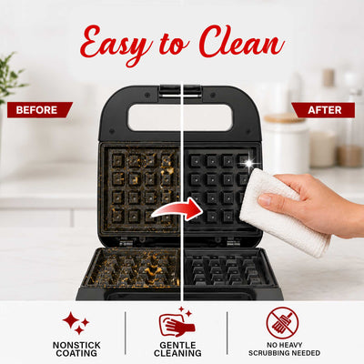 Coming Soon - Brentwood TS-244BK Electric Non-Stick 2-Slice Belgian Waffle Maker, Black