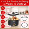 Brentwood HP-3250BK 2.5-Liter Multi-Function Electric Hot Pot Cooker and Food Steamer with Ceramic Non-Stick Ceramic Coating, Black