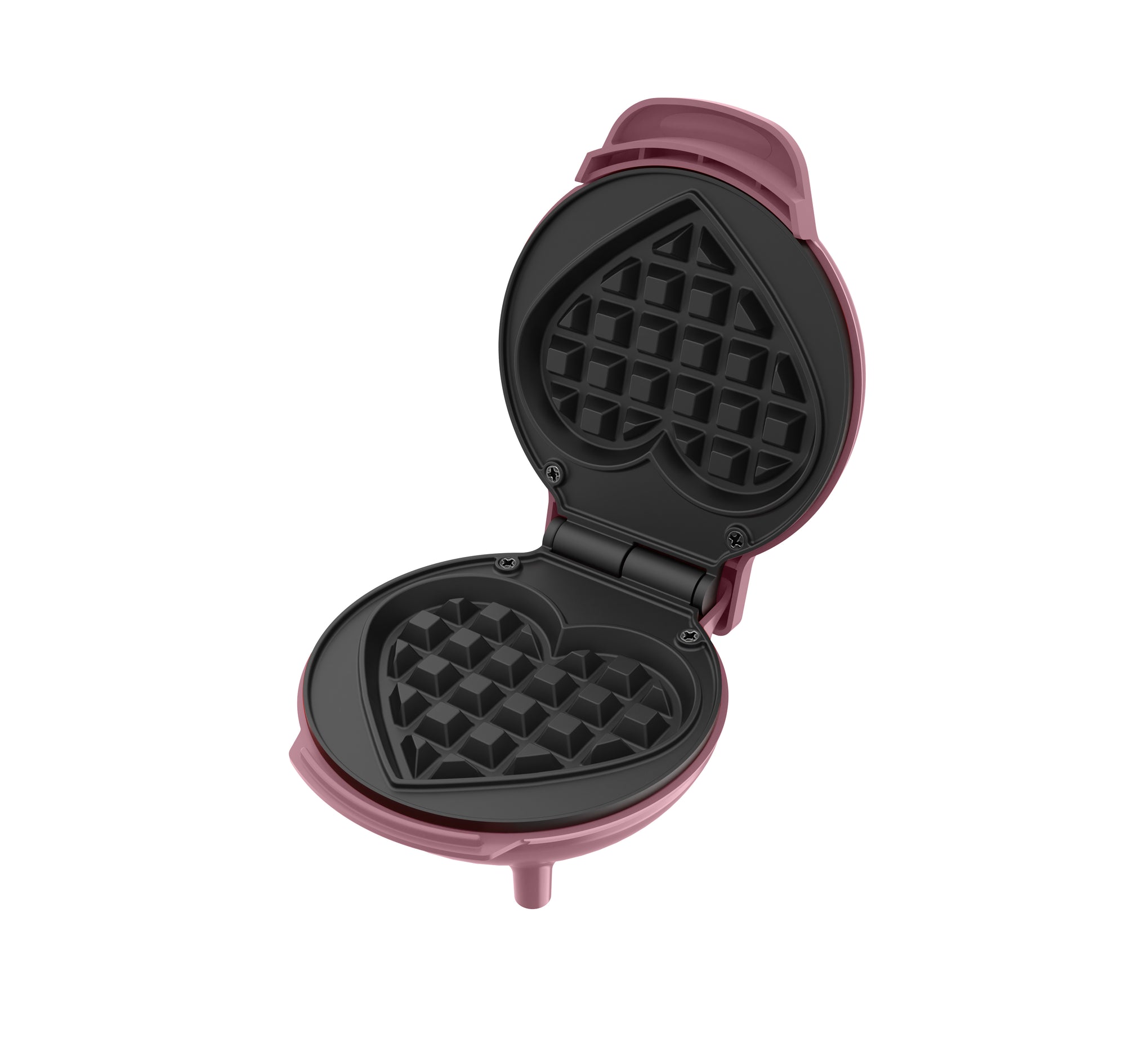 Coming Soon - Brentwood TS-2144PK Non-Stick 4” Mini Maker for Waffles, Keto Chaffles, Hash Browns, and More, Heart, Pink