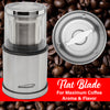 Brentwood CG-162S 75-Gram Electric Wet and Dry Coffee Bean, Herb, and Spice Grinder, Black