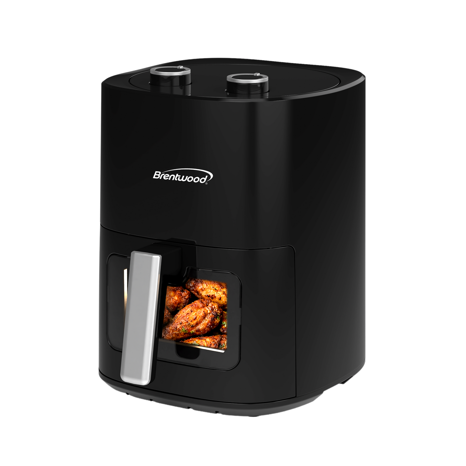 Coming Soon - Brentwood AF-454BK 1500W 4.5-Quart Air Fryer with Easy View Window, 60 Minute Timer & Temp. Control, Black