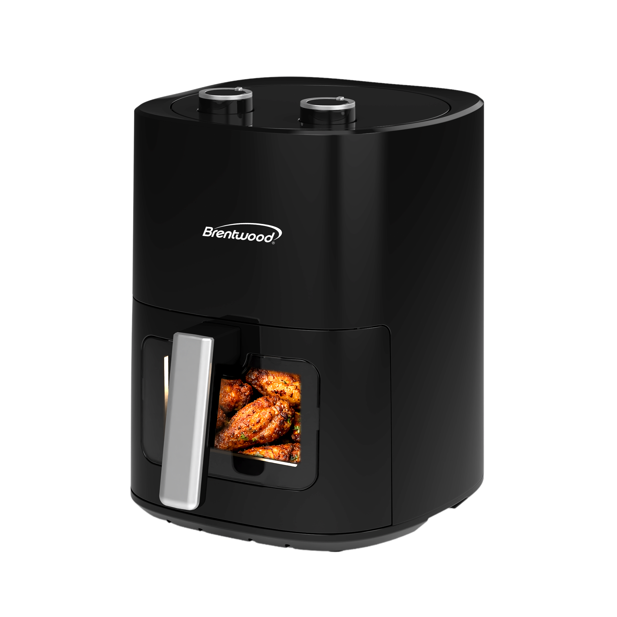 Coming Soon - Brentwood AF-454BK 1500W 4.5-Quart Air Fryer with Easy View Window, 60 Minute Timer & Temp. Control, Black