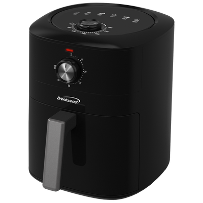 Brentwood AF-455BK 1500W 4.5-Quart Air Fryer with 60 Minute Timer & Temp. Control, Black