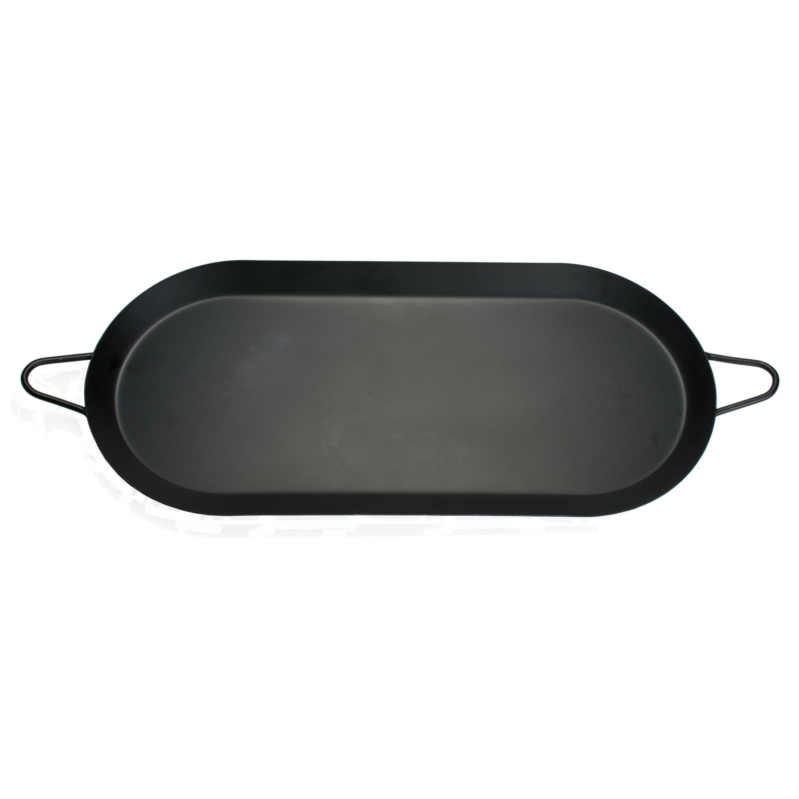 Brentwood BCM-2000 18-Inch Carbon Steel Non-Stick Double Burner Comal Griddle, Black