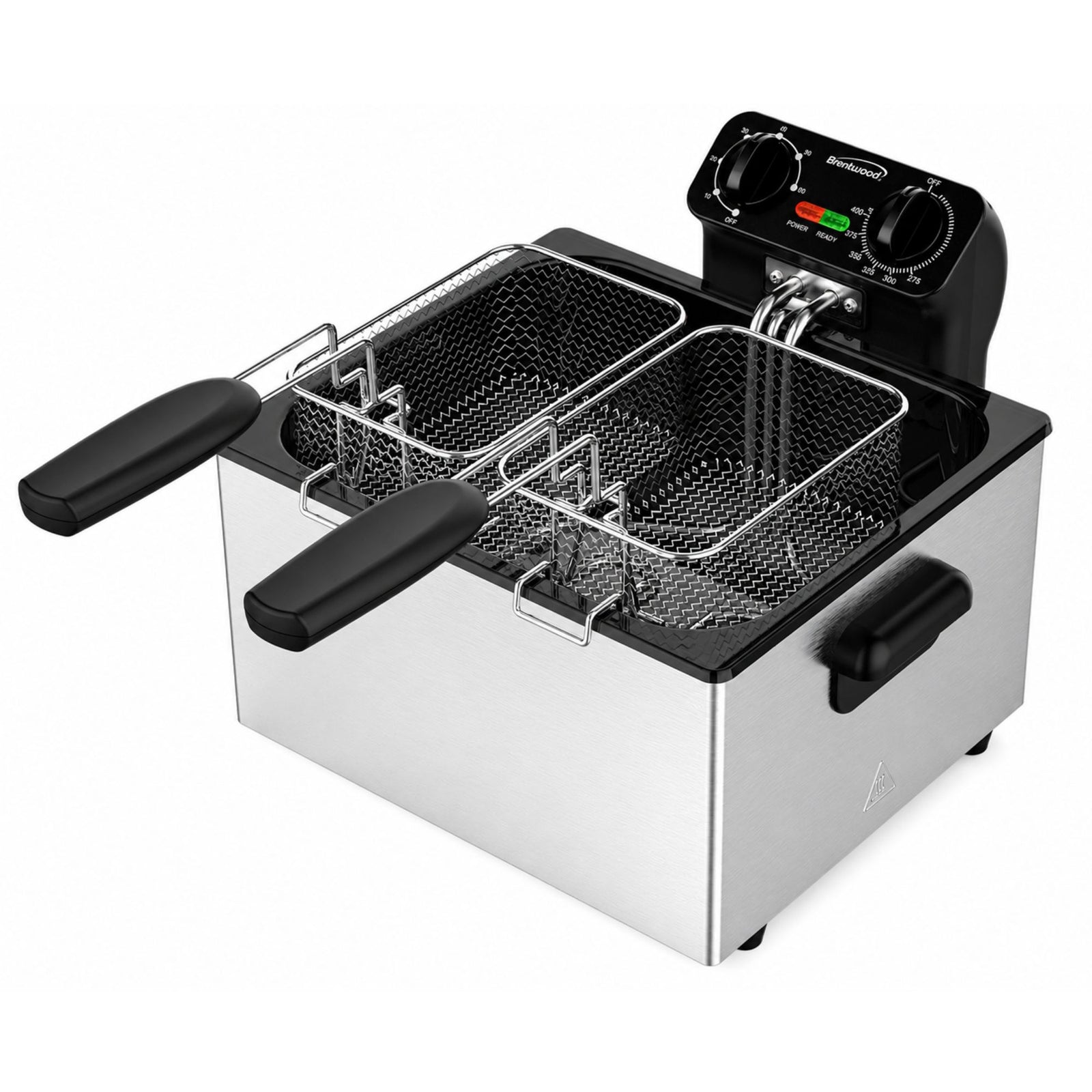 Coming Soon - Brentwood DF-550S 21-Cup Electric Stainless Steel Deep Fryer with 2 Small and 1 Large Removable Fry Baskets