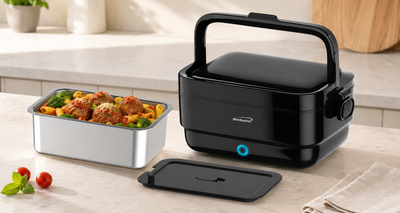Coming Soon - Brentwood ELB-900BK 4-Cup Portable Heated Lunch Box, Black