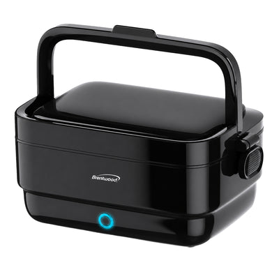 Brentwood ELB-900BK 4-Cup Portable Heated Lunch Box, Black