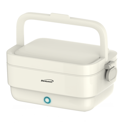Coming Soon - Brentwood ELB-900CRM 80W Electric Lunch Box Food Warmer, Portable, Leakproof, 4-Cups, Cream