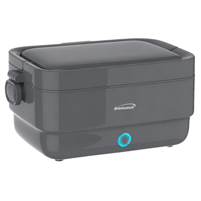 Coming Soon - Brentwood ELB-900GRY 80W Electric Lunch Box Food Warmer, Portable, Leakproof, 4-Cups, Gray