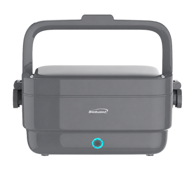 Coming Soon - Brentwood ELB-900GRY 80W Electric Lunch Box Food Warmer, Portable, Leakproof, 4-Cups, Gray