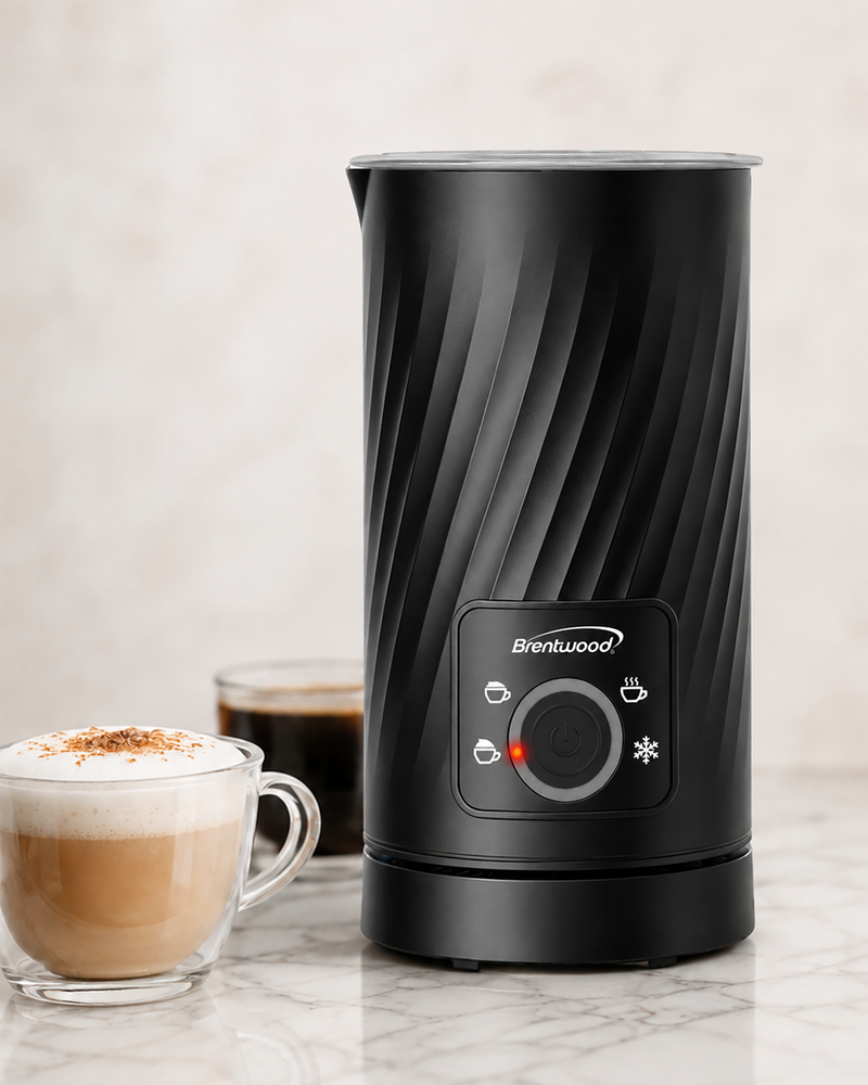 Coming Soon - Brentwood GA-302BK Electric Milk Frother and Warmer, Black