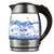 Brentwood KT-1960BK 1.8L Cordless Glass Electric Kettle with Tea Infuser, Black