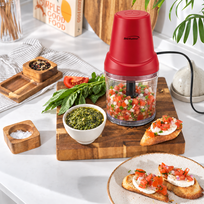 Coming Soon - Brentwood MC-205R 2 Cup Mini Food Chopper, Red