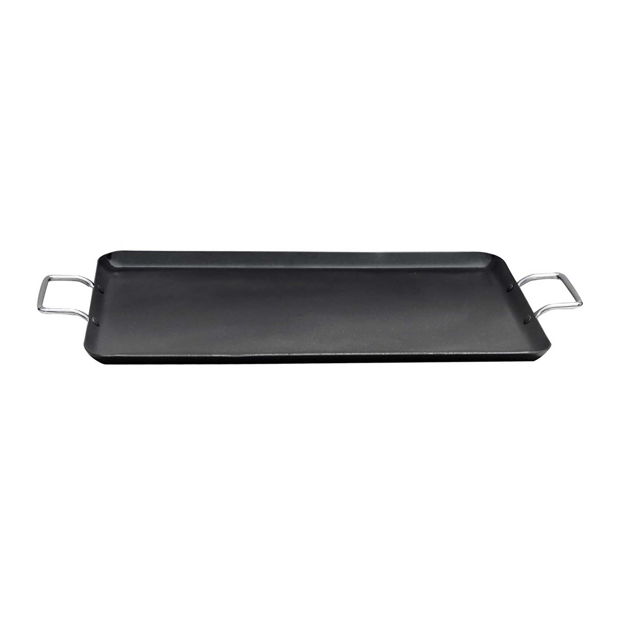 Brentwood BDG-2200 19” Non-Stick Aluminum Double Burner Griddle Pan, Black