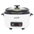 Brentwood RC-5010W 10-Cups Cooked/5-Cups Uncooked Rice Cooker with Steam Tray, Measuring Cup, and Spatula, White