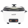 Brentwood RC-5020W 20-Cups Cooked/10-Cups Uncooked Rice Cooker with Steam Tray, Measuring Cup, and Spatula, White