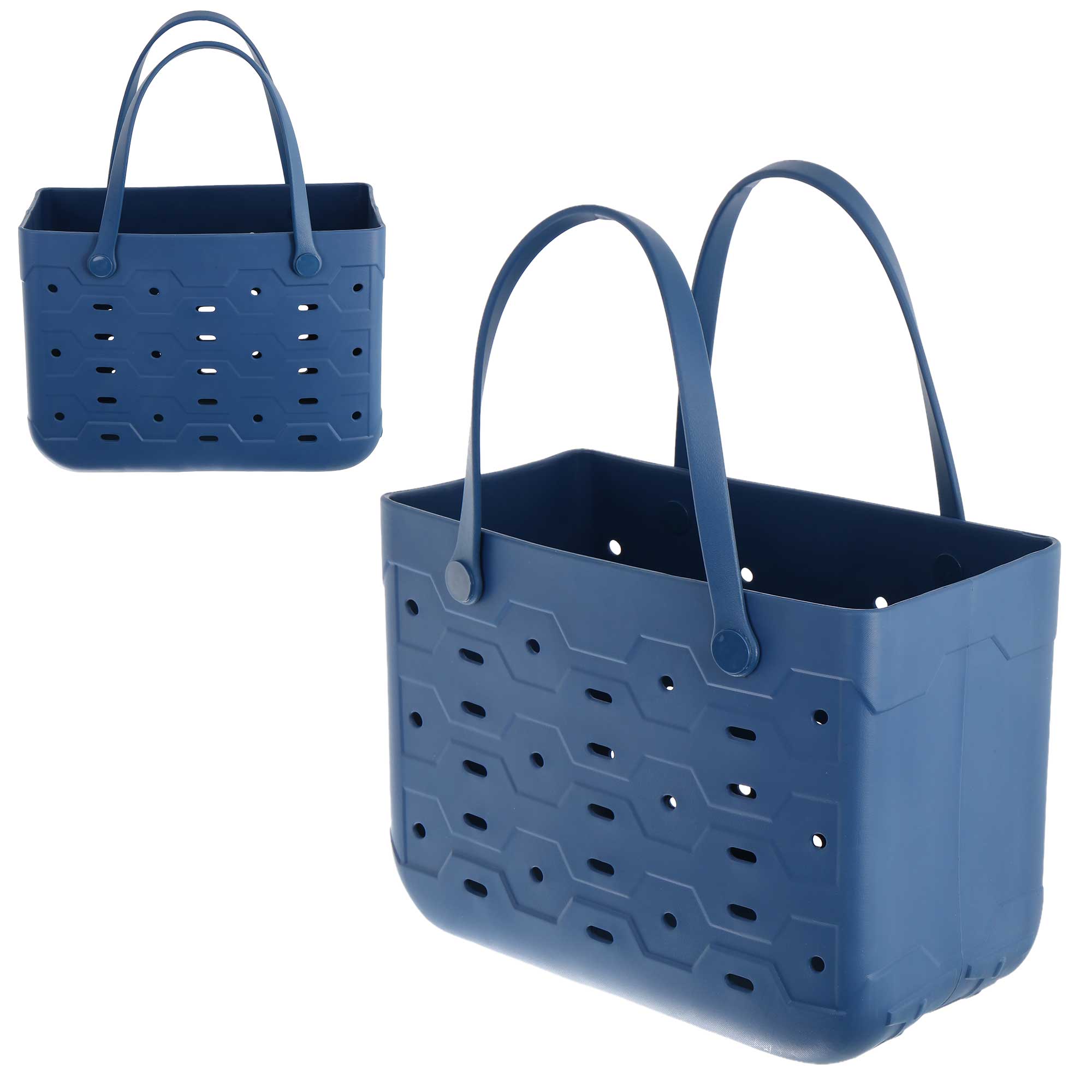 Brentwood TB-1813MC Universal Large Rubber Tote Bag, Durable, Washable, Water, Sand, and Tip-proof – Travel, Beach, Pool, Boat, Work, Sports, Groceries, and More