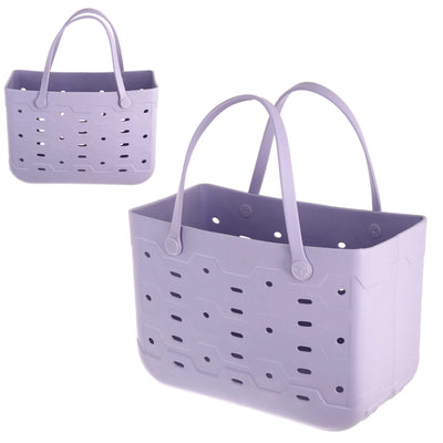 Brentwood TB-1813MC Universal Large Rubber Tote Bag, Durable, Washable, Water, Sand, and Tip-proof – Travel, Beach, Pool, Boat, Work, Sports, Groceries, and More