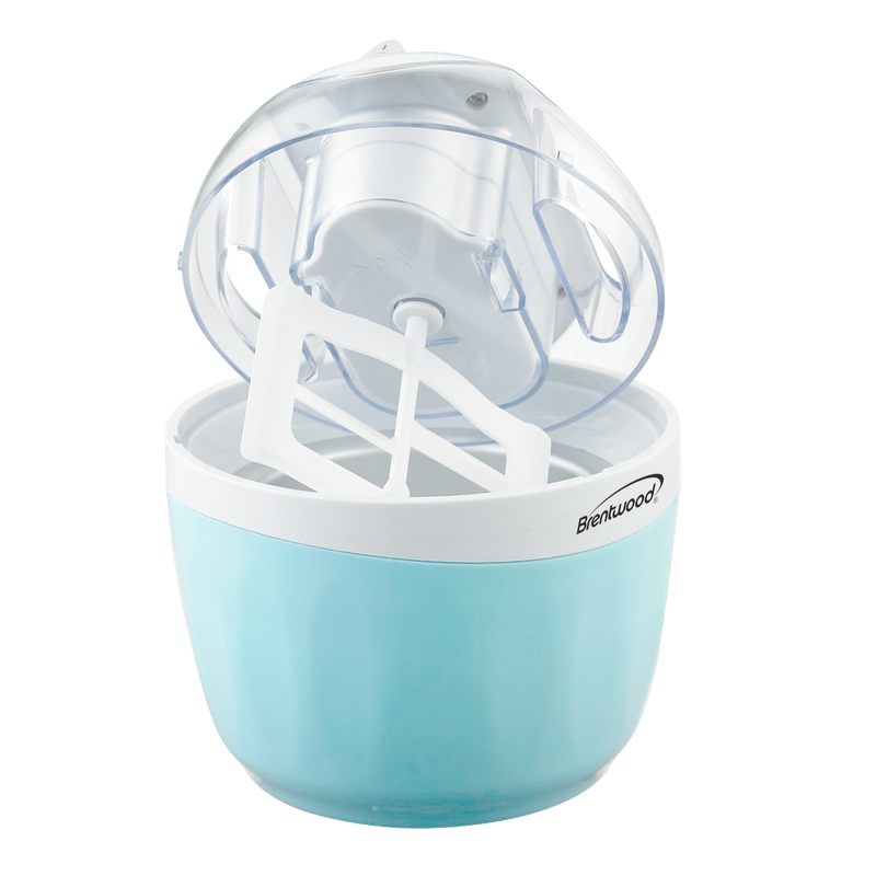 Coming Soon - Brentwood TS-1409BL 0.5 Quart Ice Cream and Sorbet Maker, Frozen Yogurt, Gelato, and Custard Machine, Blue