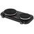 Coming Soon - Brentwood TS-332BK 1100w Countertop Double Cast Iron Burner Electric Hot Plates with Temperature Control and Power Indicator Light, Easy to Clean, Black