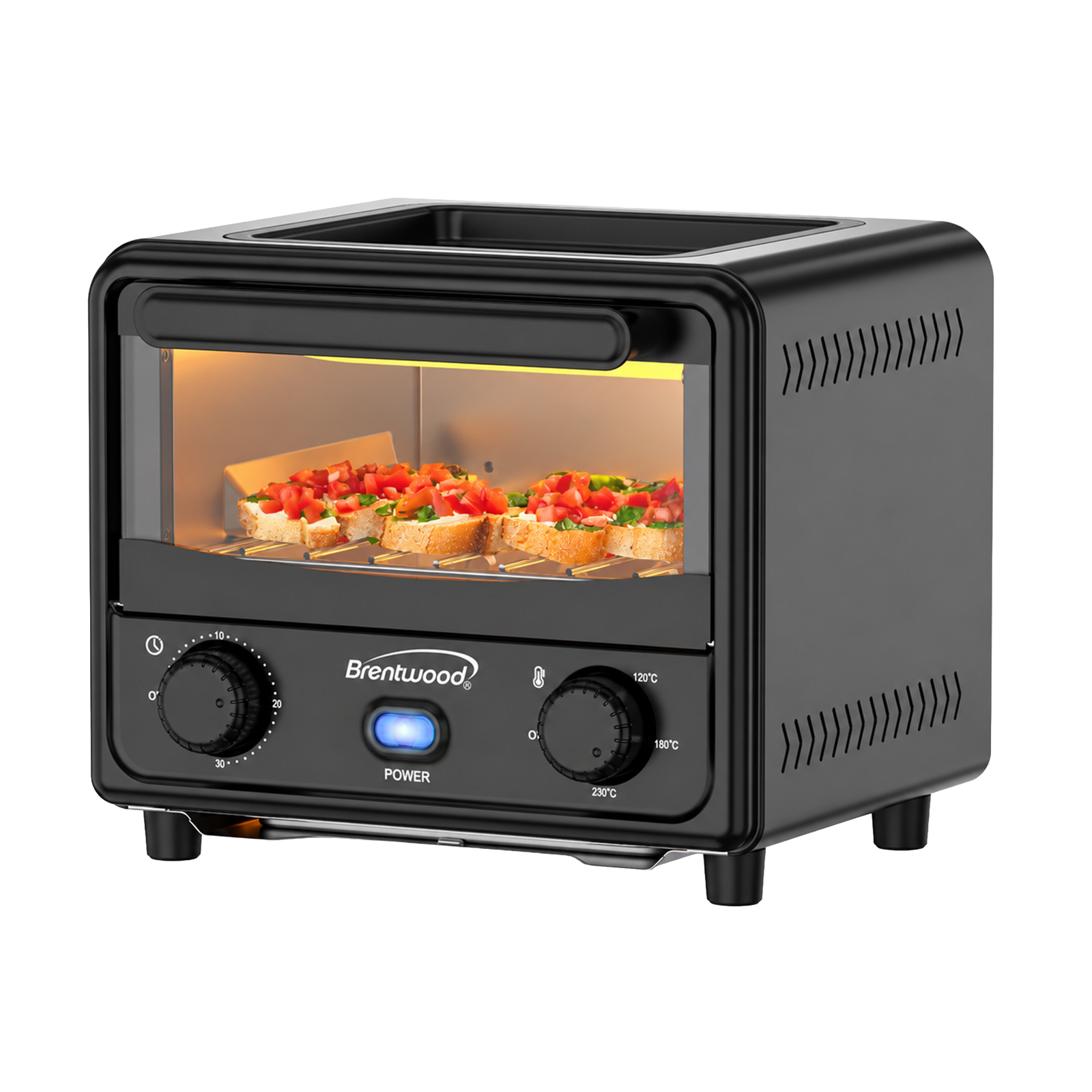 Coming Soon - Brentwood TS-3430BK 3 Liter Mini Toaster Oven, Black