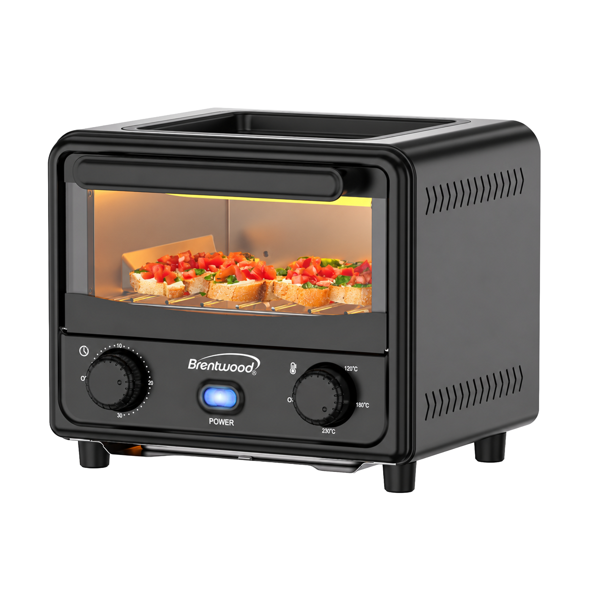 Coming Soon - Brentwood TS-3430BK 3 Liter Mini Toaster Oven, Black