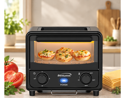 Coming Soon - Brentwood TS-3430BK 3 Liter Mini Toaster Oven, Black