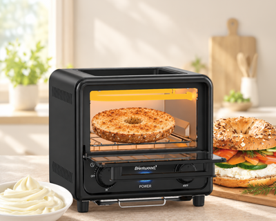 Coming Soon - Brentwood TS-3430BK 3 Liter Mini Toaster Oven, Black