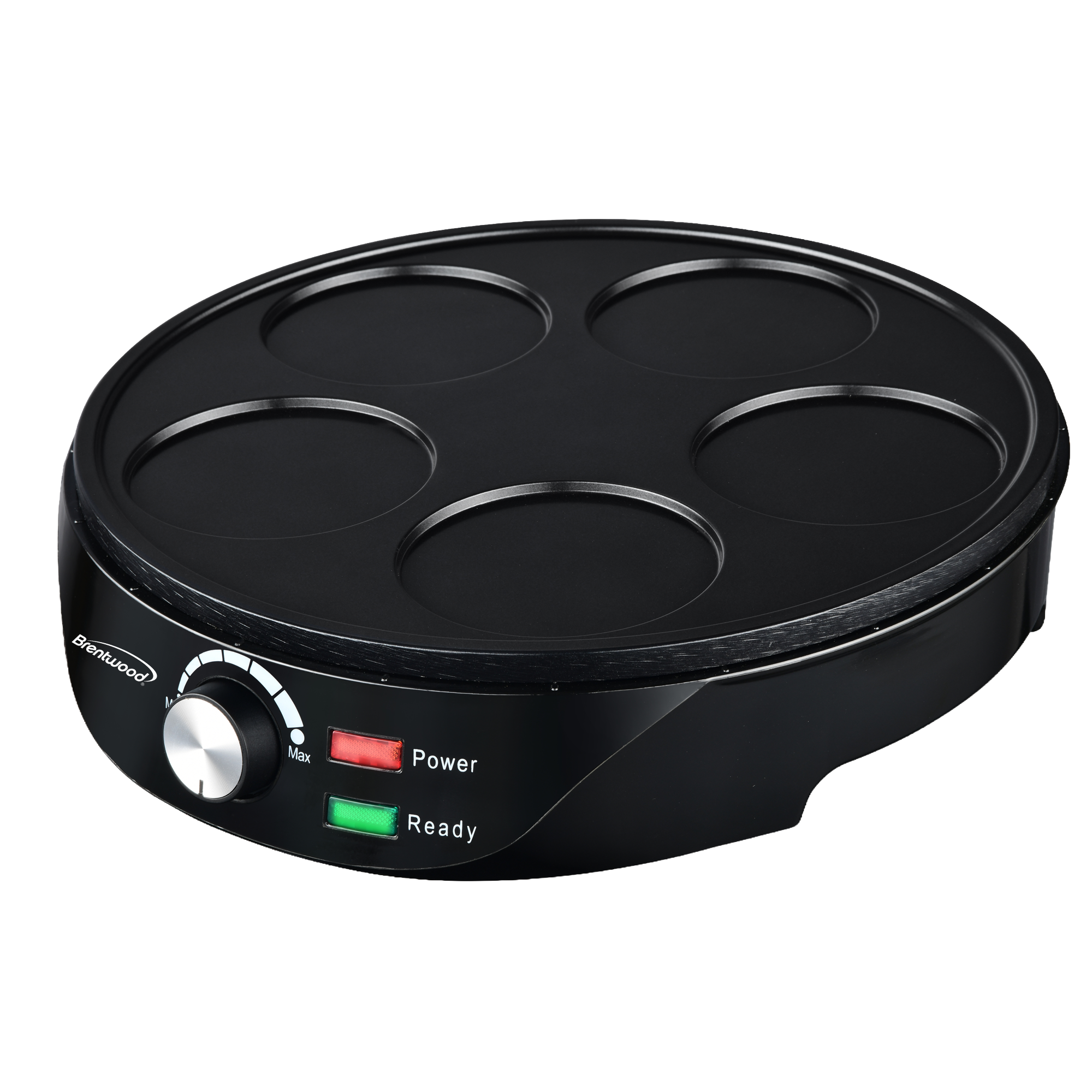 Coming Soon - Brentwood TS-609BK 4-Inch Non-Stick 5 Mini Pancakes and Breakfast Maker, Black