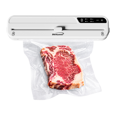 Brentwood VS-1000W Food Vacuum Sealer Machine, White