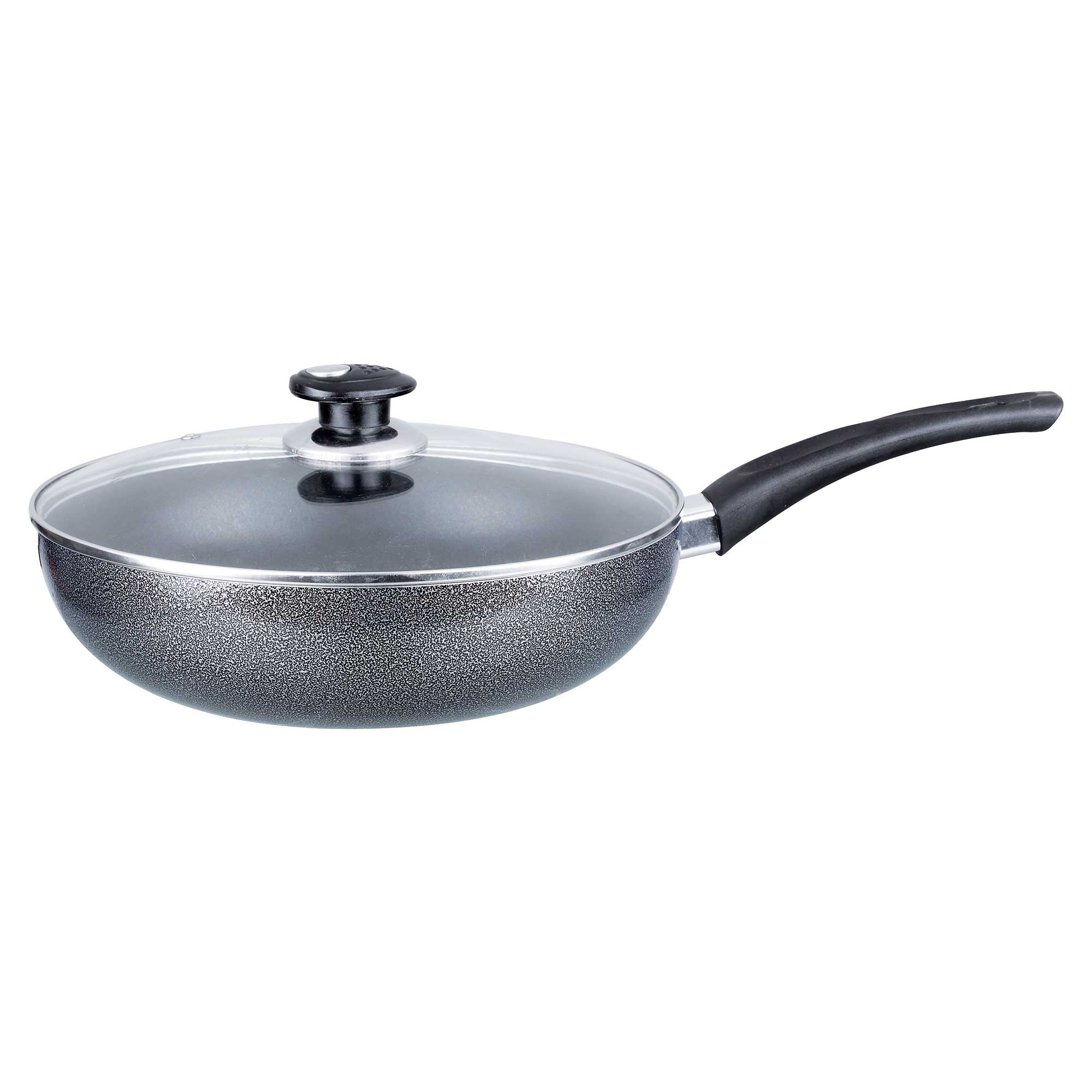 Brentwood BWL-407 11-inch Aluminum Non-Stick Wok with Lid