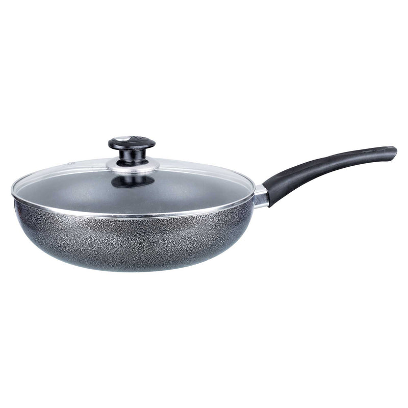 Brentwood BWL-408 12-inch Aluminum Non-Stick Wok with Lid