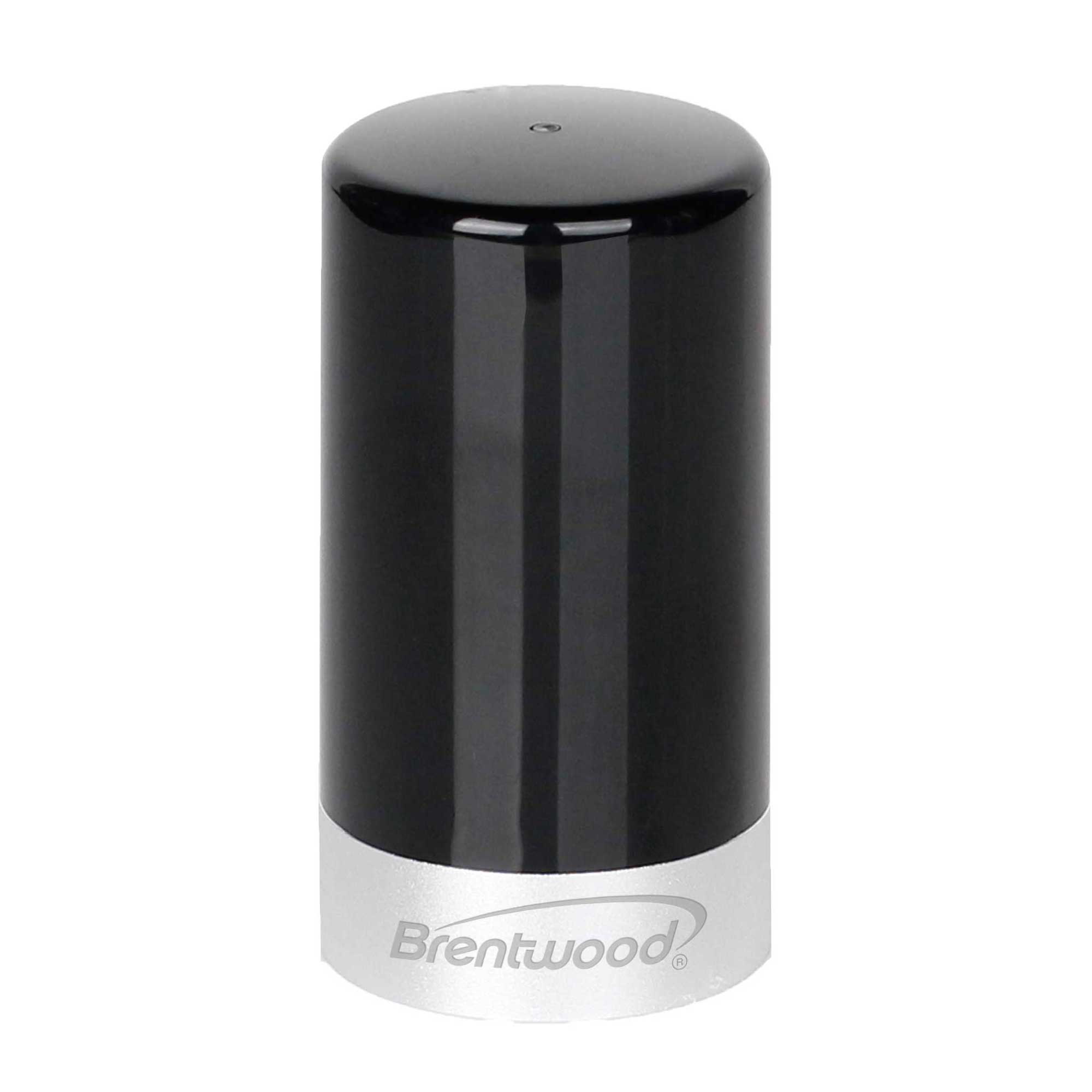 Brentwood WA-2000BK Portable Automatic Vacuum Wine Preserver and Bottle Stopper, Black