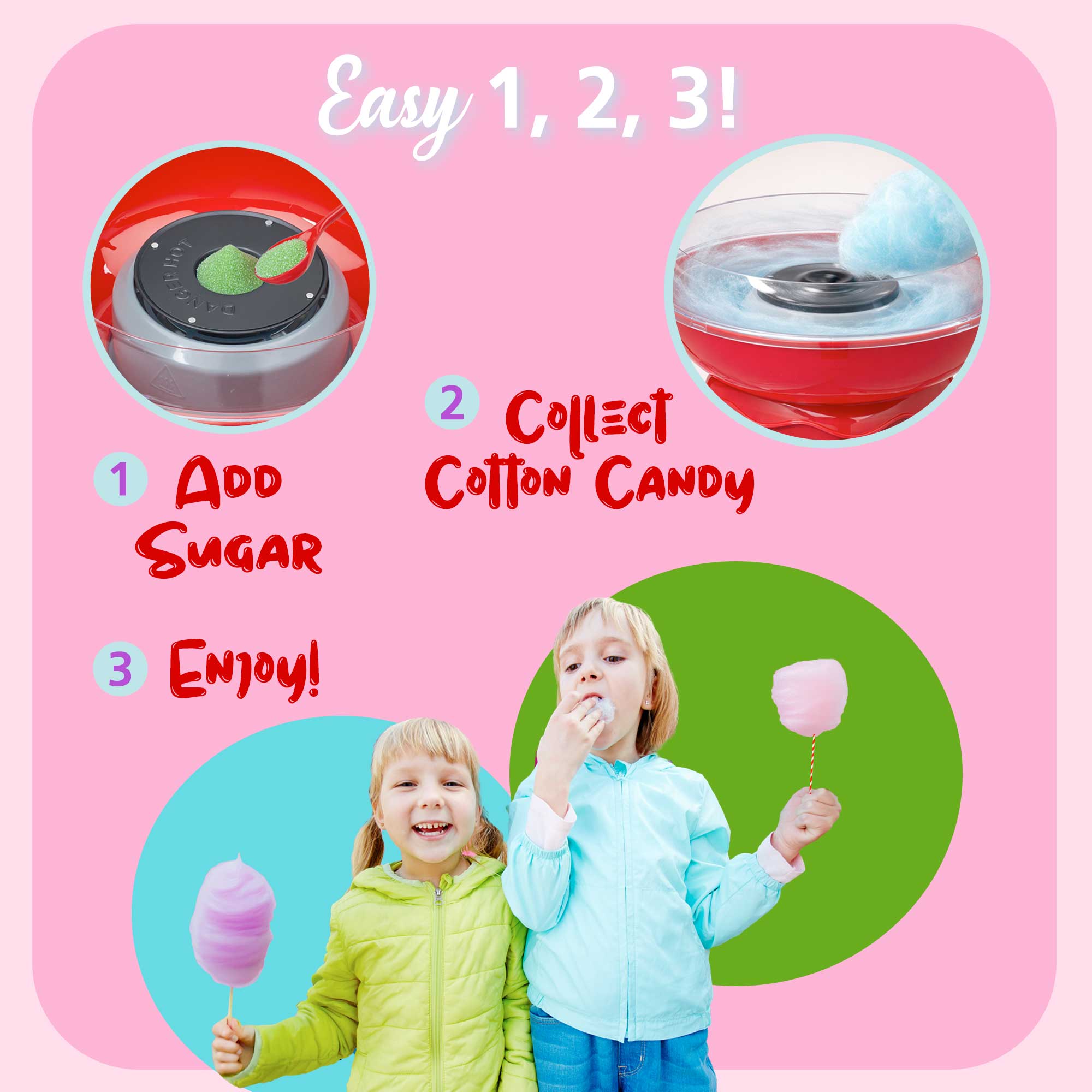 Coming Soon - Brentwood CC-4020R Classic Cotton Candy Machine with Sugar Scoop, Red