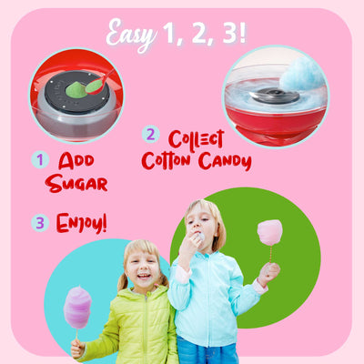 Coming Soon - Brentwood CC-4020R Classic Cotton Candy Machine with Sugar Scoop, Red
