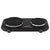 Brentwood TS-332BK 1100w Countertop Double Cast Iron Burner Electric Hot Plates with Temperature Control and Power Indicator Light, Easy to Clean, Black