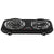 Brentwood TS-363BK 1100w Countertop Double Coiled Electric Burner with Temperature Control and Power Indicator Light, Easy to Clean, Black