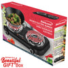 Brentwood TS-363BK 1100w Countertop Double Coiled Electric Burner with Temperature Control and Power Indicator Light, Easy to Clean, Black