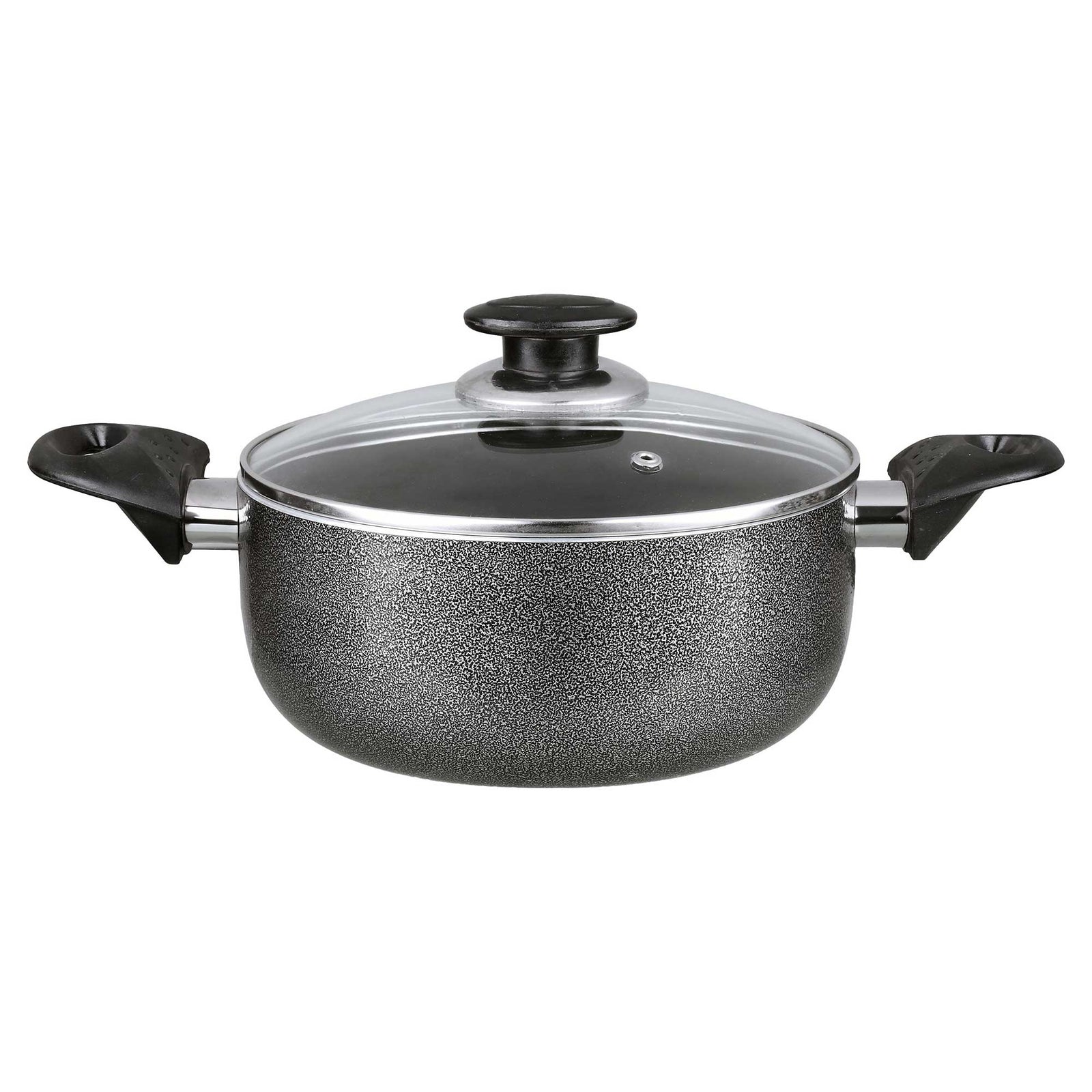 6-Quart Non-Stick Dutch Oven, Black Sold by at Home