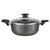 Brentwood BP-502 2-Quart Aluminum Non-Stick  Dutch Oven with Tempered Glass Lid