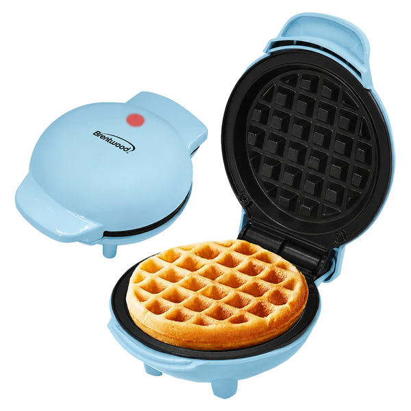 Brentwood TS-2141BL Non-Stick 5” Mini Maker for Waffles, Keto