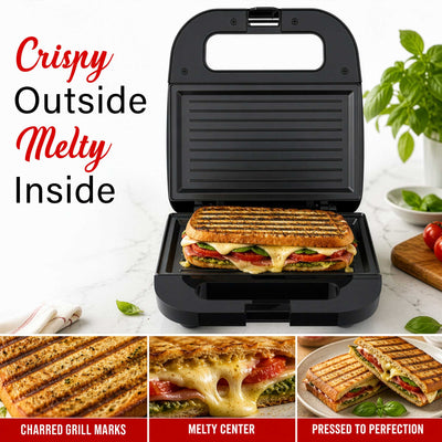 Coming Soon - Brentwood TS-247BK Non-Stick Panini Press Grill and Sandwich Maker, Black