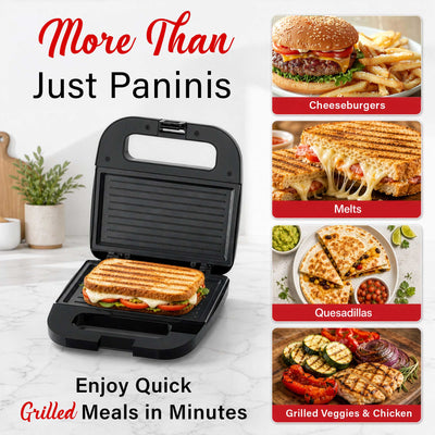 Coming Soon - Brentwood TS-247BK Non-Stick Panini Press Grill and Sandwich Maker, Black