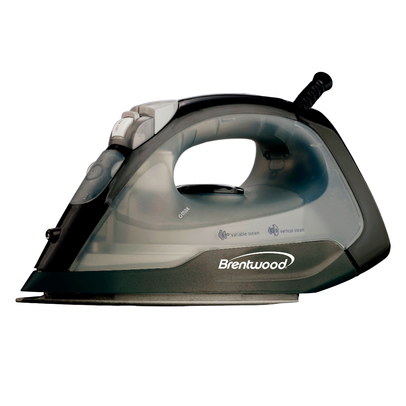 Brentwood MPI-53 Non-Stick Steam Iron, Black