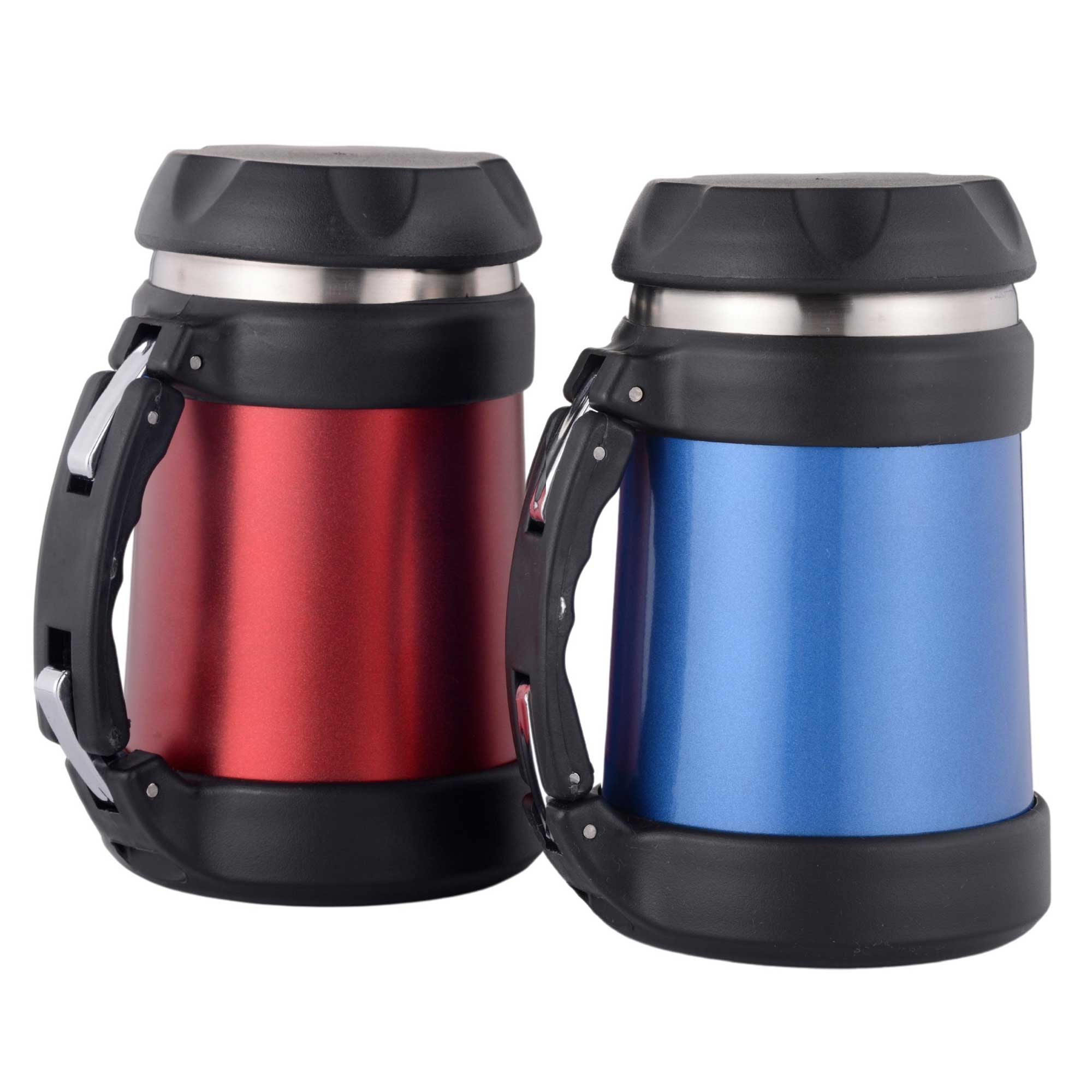 Brentwood Vacuum Bottle Thermos 1.5 Liter Stainless Steel Wide Mouth, 2  Pack 